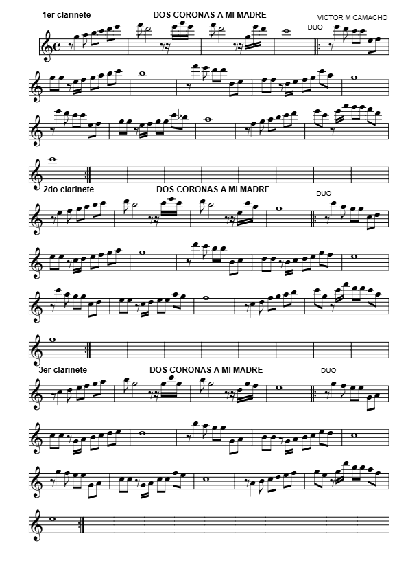 La imagen puede contener una previsualizacion de una partitura